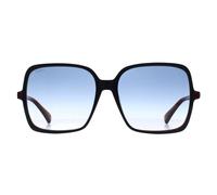 Max Mara Square Blue Tortoise Blue Gradient Mm0037/s Emme9 Blue One Size