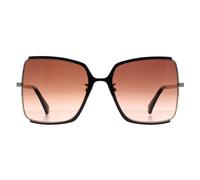 Max Mara Square Gold Brown Gradient Mm0070-H Gold One Size