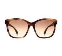Max Mara Square Shiny Dark Brown Brown Gradient Mm0042 Logo9 Brown One Size