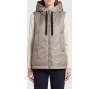 MAX MARA THE CUBE Padded Technical Fabric Vest with Hood and High Neck - Size: 48 - female