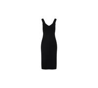 Max Mara V-Neck Sleeveless Sheath Dress In Black Black XS