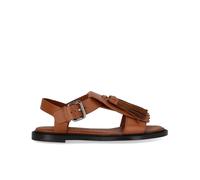 MAX MARA WEEKEND ARTE BROWN FLAT SANDAL 4 UK