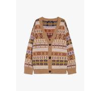 Max Mara Weekend - Eccelso Fairisle Motif Cardigan Col: 001 Hazelnut Mul - M