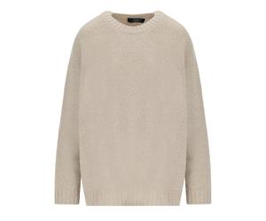 MAX MARA WEEKEND PESO BEIGE CREWNECK SWEATER S