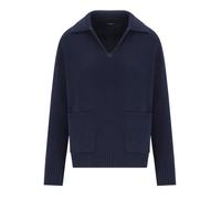 MAX MARA WEEKEND SALOON BLUE POLO SWEATER S