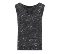 MAX MARA WEEKEND TEMPO ANTHRACITE GREY TOP XS