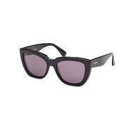 Max Mara Woman Max Mara MM0090 GLIMPSE4 01A Sunglasses Acetate Black Smoke Cat Eye Normal