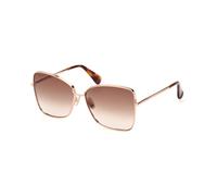 Max Mara Woman Max Mara MM0097 MENTON1 28F Sunglasses Metal Gold Brown Butterfly Normal