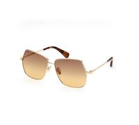 Max Mara Woman MM0035-H JEWEL 030 Sunglasses Metal Gold Geometric Normal Shaded