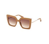 Max Mara Woman MM0051 DESIGN4 73F Sunglasses Injected Pink Brown Cat Eye Normal Shaded