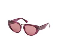 Max Mara Woman MM0093 BRIDGE1 83Y Sunglasses Acetate Violet Violet Cat Eye Normal