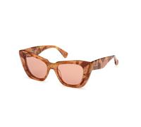 Max Mara Woman MM0099 GLIMPSE5 56E Sunglasses Acetate Havana Brown Butterfly Normal