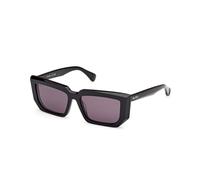 Max Mara Woman MM0126 GLIMPSE7 01A Sunglasses Acetate Black Smoke Squared Normal