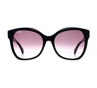 Max Mara Women's Butterfly Shiny Black Smoke Grey Gradient MM0014 Emme3 Max Mara Black One Size