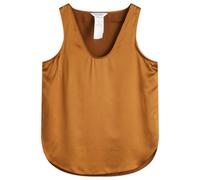 Max Mara Women's Filly Silk Vest Top Tobacco