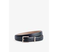 Max Mara Womens Max Mara Square-Buckle Leather Belt Black M+