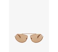 Max Mara Womens Max Mara Square-Frame Acetate Sunglasses Camel 1 Size