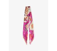 Max Mara Womens Max Mara Square Logo Silk Scarf Fuchsia