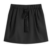 Max Mara Women's Tabarin Mini Skirt with Belt Black