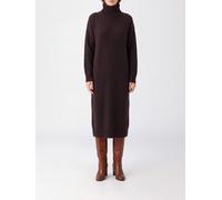 MAX MARA Wool and Cashmere Knit Turtleneck Midi Dress - Size: M - female