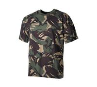 MAX Mens Camo T-Shirt DPM Woodland Camo Airsoft Army Hunt Shoot Fish