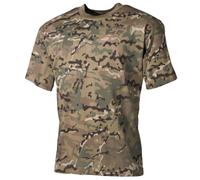 MAX Mens Mens T-Shirt Op Camo Multi Airsoft Army Hunt Shoot Fish