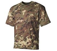 MAX Mens US Army Style T-Shirt Vegetato Camo Short Sleeved