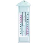 Max/Min-Thermometer " Max - Min " White 8x3, 2x23, 2 CM Plastic For Hang New