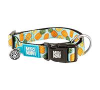 Max & Molly Dog & Puppy Collar with Power Buckle, Fun Style for Small, Medium, Large Dogs & Puppies, Waterproof, Comfortable, Adjustable, Includes Gotcha QR Code Pet ID