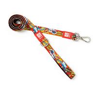 Max & Molly Heroes And Colorful | Unique Design |Comfortable | Secure | Cushioned Neoprene | Sporty And Elegant | Short Leashes, L