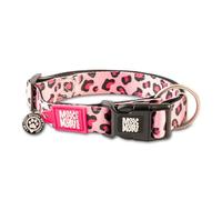 Max & Molly Leopard Pink Smart Id Collar |Comfortable | Odor Free Neoprene |Smart Id Tag | Lost Pet Protection Program | Extraordinary Dog Collar, XS