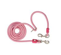 Max & Molly Matrix 2.0 Rope Lead for Dogs, Rose/M, 3 m Infinitely Adjustable Lead with 2 Carabiners, Stylish Nylon Dog Lead - Comfort for You and Your Faithful Companion