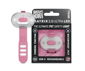 Max & Molly Matrix 2.0 Ultra LED - Safety Light Rose