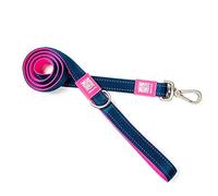 Max & Molly Matrix Pink And Colorful | Unique Design |Comfortable | Secure | Cushioned Neoprene | Sporty And Elegant | Short Leashes, M