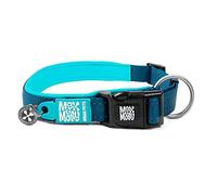 Max & Molly Matrix Sky Blue Smart Id Collar |Comfortable | Odor Free Neoprene |Reflective Stitching | Smart Id Tag | Lost Pet Protection Program | Extraordinary Dog Collar, L