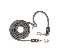 Max & Molly Multifunctional Dog Lead Matrix 2.0, Stone/S, 2 m Infinitely Adjustable Lead with 2 Carabiners, Stylish Nylon Dog Lead - Comfort for You and Your Faithful Companion