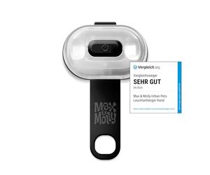 Max & Molly Pet Light | Midnight Black | Usb Charged No Batteries To Replace | 100% Waterproof | Ultra Bright LED Safety Light, One Size Fits All