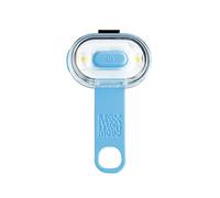Max & Molly Pet Light | Sky Blue | USB Charged No Batteries to Replace | 100% Waterproof | Ultra Bright LED Safety Light, One Size Fits All