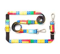 Max & Molly Puzzle | Unique Design | Comfortable | Secure | Cushioned Neoprene | Cool and Flexible | Multi-Function Leash