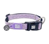 Max & Molly Soft Padded Neoprene Dog Collar w/Smart ID Gotcha! QR Pet Safety Tag, Durable, Waterproof, Anti-Stink, Machine Washable Collar for Dogs, Mykonos Lilac, L (15-25")