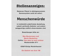 Max Mustermann und Moritz Musterfrau: oder: Das wäre ja noch schöner
