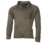 Max Outdoors Thermal Mid Base Layer Fleece Jacket Green Soft Shell Top