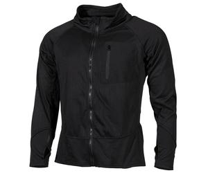 Max Outdoors Thermal Mid Base Layer Fleece Jacket Liner Black Soft Shell Top