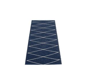 Max Plastic Carpet 70x160 cm Pappelina Dark Blue-Vanilla - 7340020401023