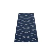 Max Plastic Carpet 70x160 cm Pappelina Dark Blue-Vanilla - 7340020401023