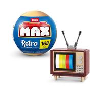 MAX Premium Retro Building Bricks (Television) Novelty Unboxing Toy Collectible Mini's by ZURU