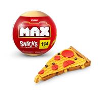 MAX Premium Snacks Building Bricks (Pizza) Novelty Unboxing Toy Collectible Mini's by ZURU