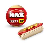 MAX Premium Snacks Building Bricks (Hotdog) Novelty Unboxing Toy Collectible Mini's by ZURU