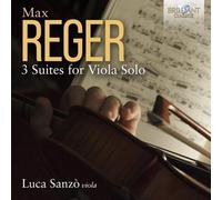 Max Reger : Max Reger: 3 Suites for Viola Solo CD (2023) NEW Amazing Value