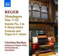 Max Reger - Reger Monologues Nos. 7-12 - CD - F4z